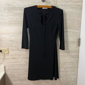 Mango Black Dress Size XS with half Sleeves